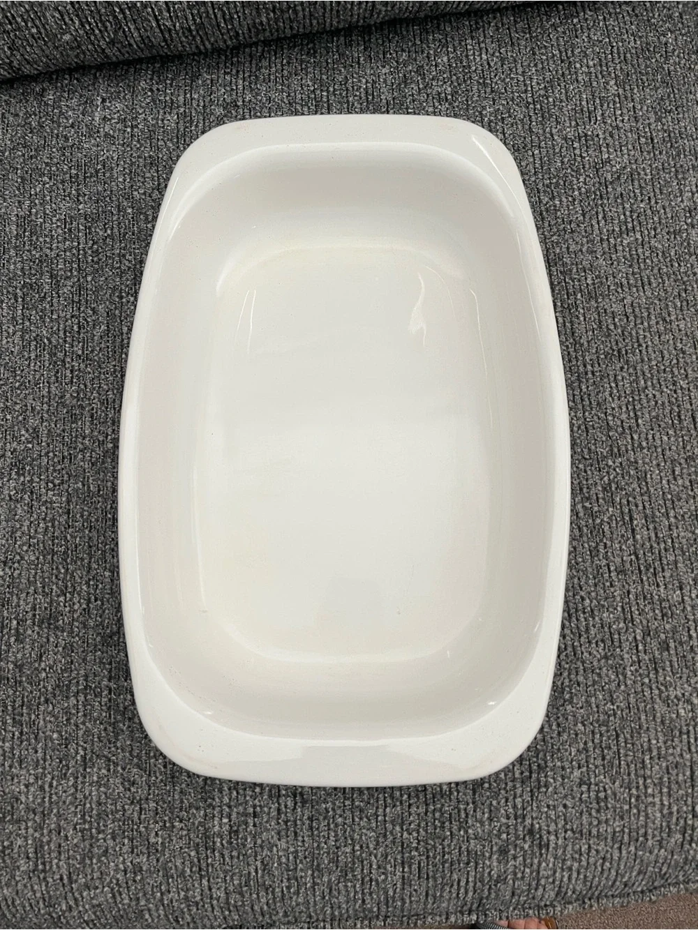 Vntg 1966-69 Blue Cone Flower Corningware Roaster